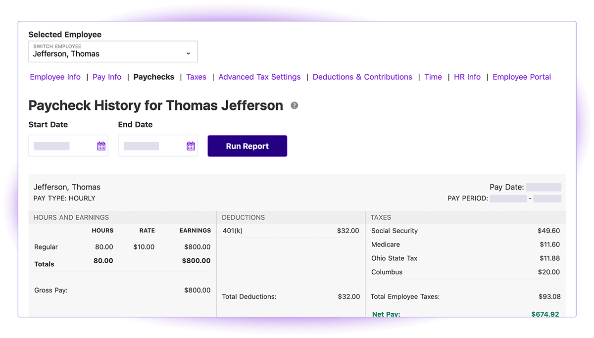 diy ezpaycheck payroll software